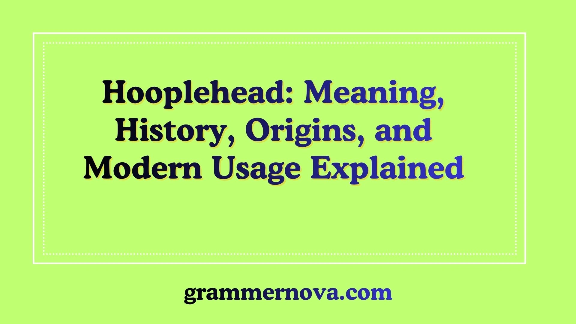 Hooplehead: Meaning, History, Origins, and Modern Usage Explained